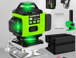 PAOWAFOL Лазерный уровень-нивелир J1121D20_1, Зеленый луч
